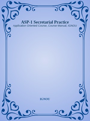 ASP-1 Secretarial Practice